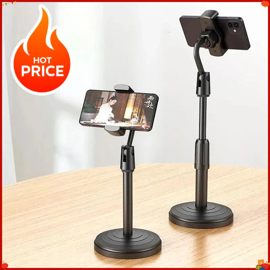 2026 Mobile Phone Holder Can Rotate 360 Degrees for Desktop Live Streaming and High Angle Shooting of Smartphone Videos
